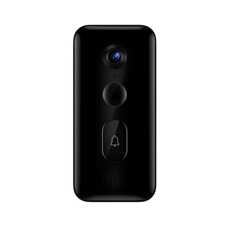 Xiaomi Mi Smart Doorbell 3 Noir, Sonnette connectée avec caméra, 4 Lampes infra Rouges intégrées de 940mn (Vendeur Tiers)