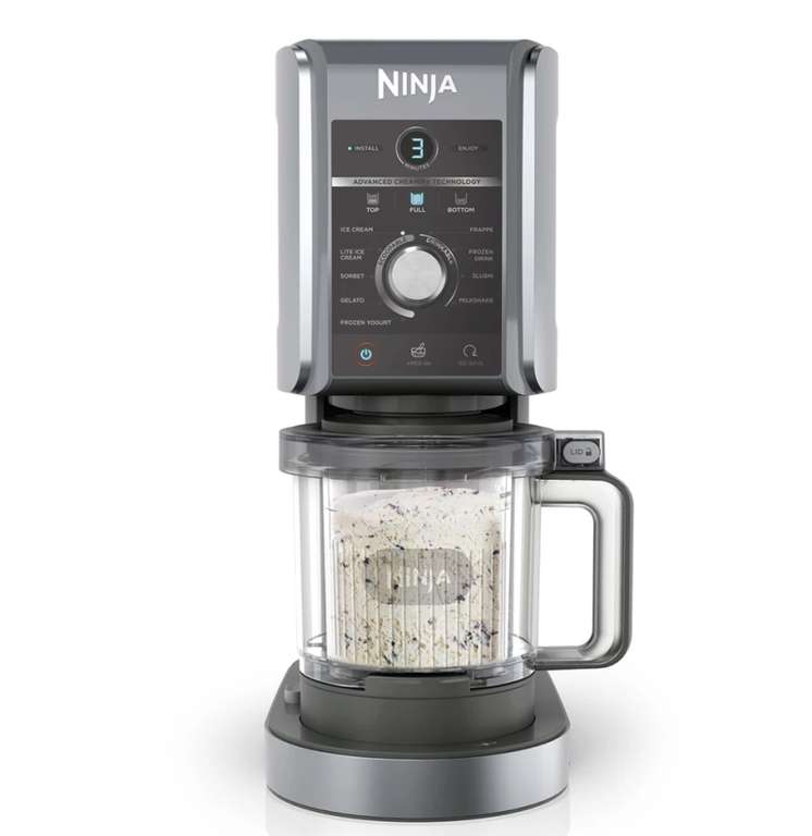 Machine à délices et boissons glacées Ninja CreaMi Deluxe 10-en-1 (NC501EU)