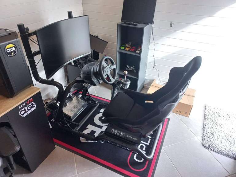 Siège gaming Oplite Cockpit GTR S3 - Noir
