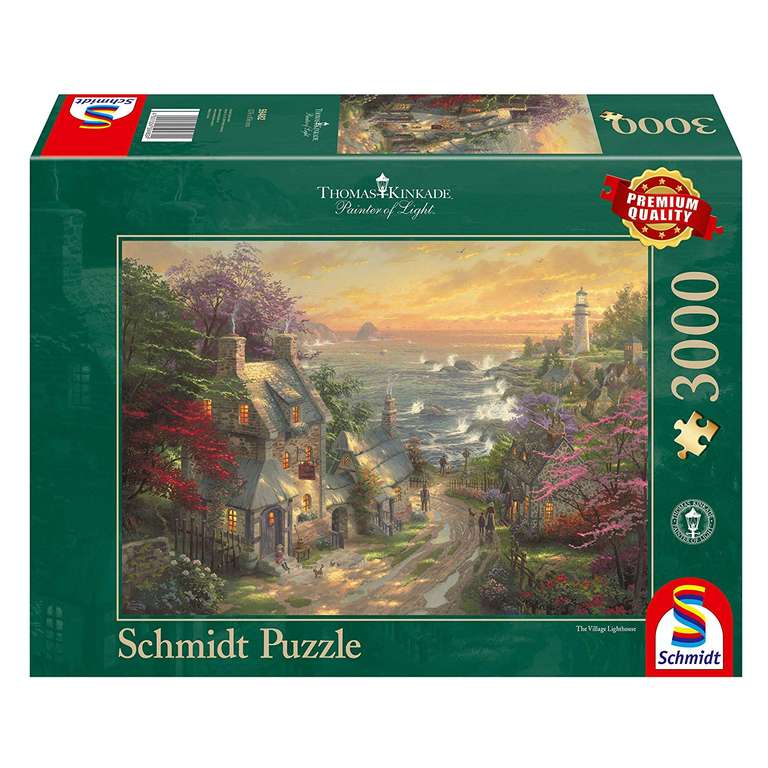Puzzle Schmidt Thomas Kinkade "Le Cottage et le Phare" - 3000 pièces