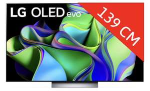 TV 55" LG OLED55C3 - OLED 4K (via ODR 200€ + code promotionnel)