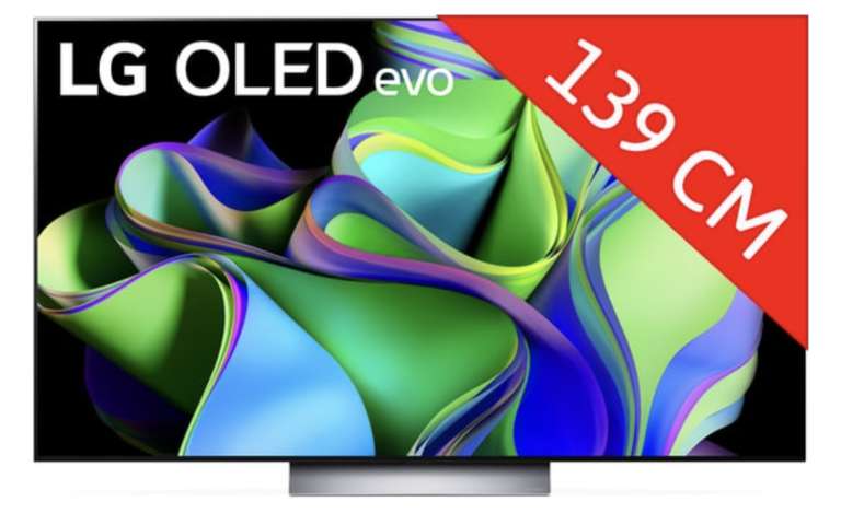 TV 55" LG OLED55C3 - OLED 4K (via ODR 200€ + code promotionnel)