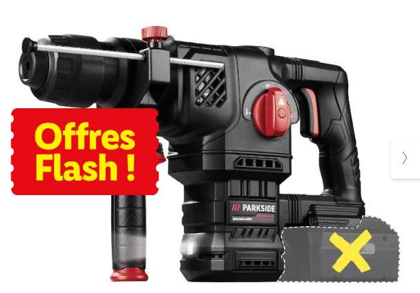 Marteau Perforateur SDS-Plus PARKSIDE 20V Sans Fil - 2 Fonctions | Perçage Et Percussion | PABH 20-Li B2