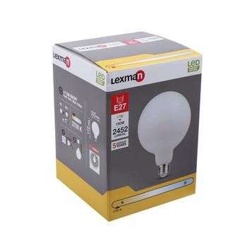 Ampoule Lexman led globe - 125 mm E27, 2452Lm = 150W, blanc chaud