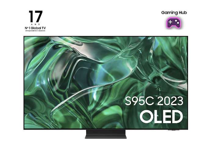 TV OLED 65" Samsung 65S95C (2023) - 4K, 3840 x 2160,144Hz (Via ODR de 1000€)