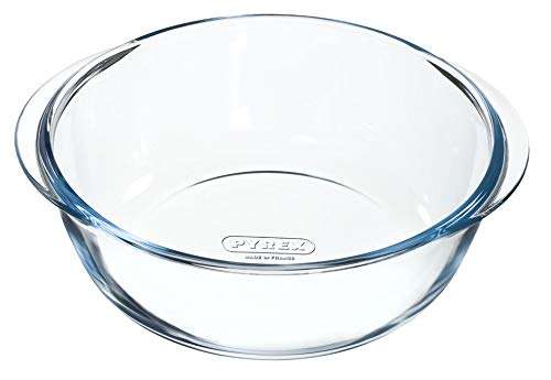 Plat rond en verre avec couvercle hermétique spécial micro-ondes Pyrex Cook & Heat - 26 x 23 x 8 cm