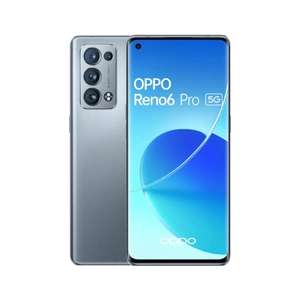 Smartphone 6.55" Oppo Reno 6 Pro 5G - full HD+ AMOLED 90 Hz, SnapDragon 870, 12 Go de RAM, 256 Go, gris ou bleu