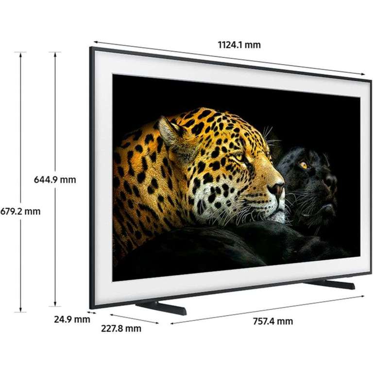 TV QLED 50" Samsung The Frame QE50LS30A - 4K UHD, Smart TV