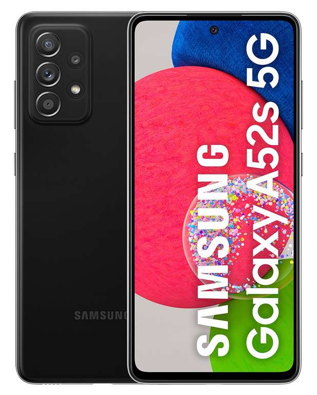 Smartphone 6.5" Samsung Galaxy A52s 5G - full HD+ AMOLED, SnapDragon 778G, 6 Go de RAM, 128 Go