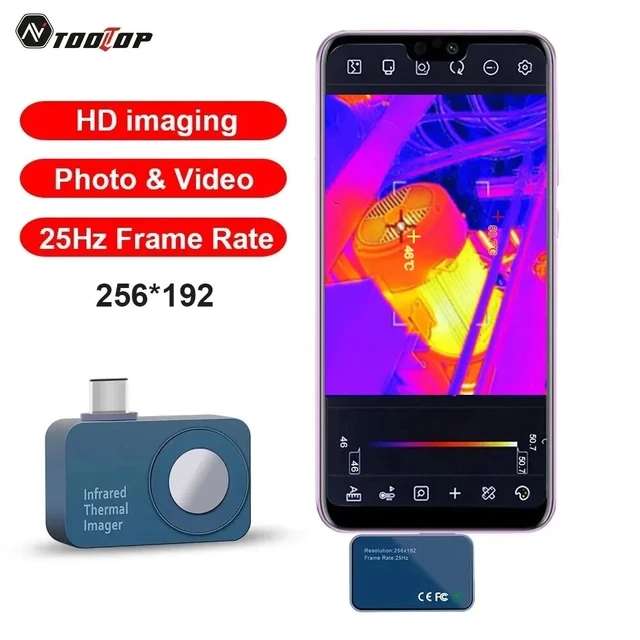 Caméra d'imagerie thermique mobile- Android type C