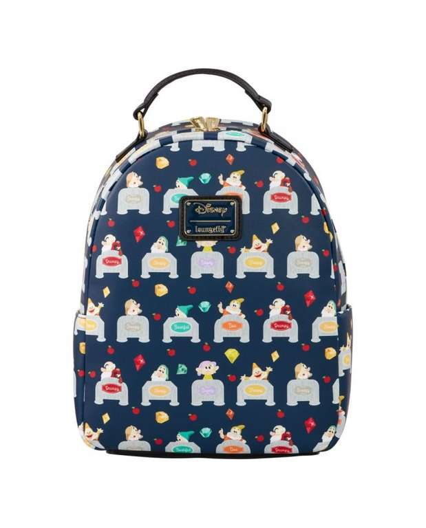Sac à dos Loungefly Disney - Blanche Neige et les 7 Nains AOP Exclu (likeamouse.fr)