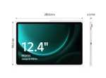 Tablette tactile Samsung Galaxy Tab S9 FE+ Wifi 128 Go Anthracite - S Pen inclus (via 100€ d’ODR)