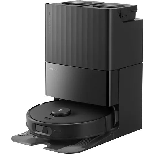 Robot aspirateur laveur Roborock Qrevo Edge 5V1 Black - 18500 Pa, Autonomie 180 min, Station auto, Eau chaude