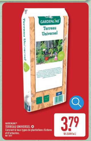 Terreau Universel 50l Aldi