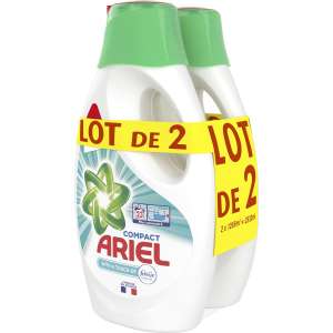 Lot de 2 bidons de lessive liquide Ariel Active - plusieurs variétés (via 14,84€ sur la carte de fidélité)