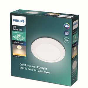 Plafonnier LED Philips Cinnabar - 6W, 600 Lumen, 2700K
