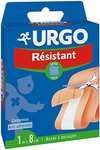 3 paquets de Bande à découper résistant bande en tissu compresse anti-adhérente Urgo - 1 m x 8 cm, Bleu