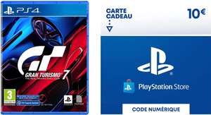 Gran Turismo 7 sur PS4 & PS5 + Carte Playstation Store (PSN) de 10€
