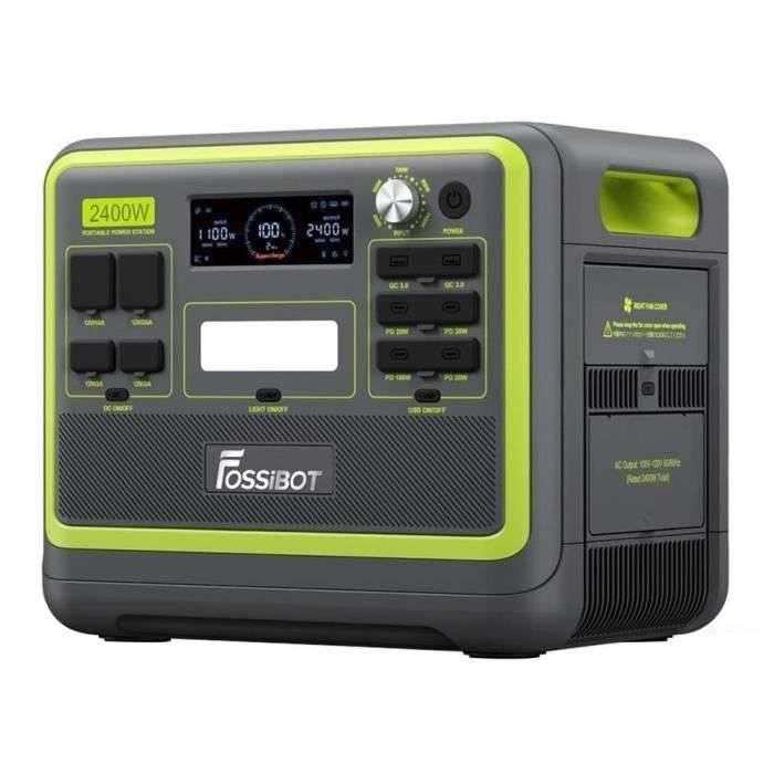 [CDAV] Centrale Électrique Portable FOSSiBOT F2400 - 2048 Wh (vendeur tiers)