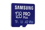 Carte mémoire microSDXC Samsung Pro Plus 128 Go - Bleu