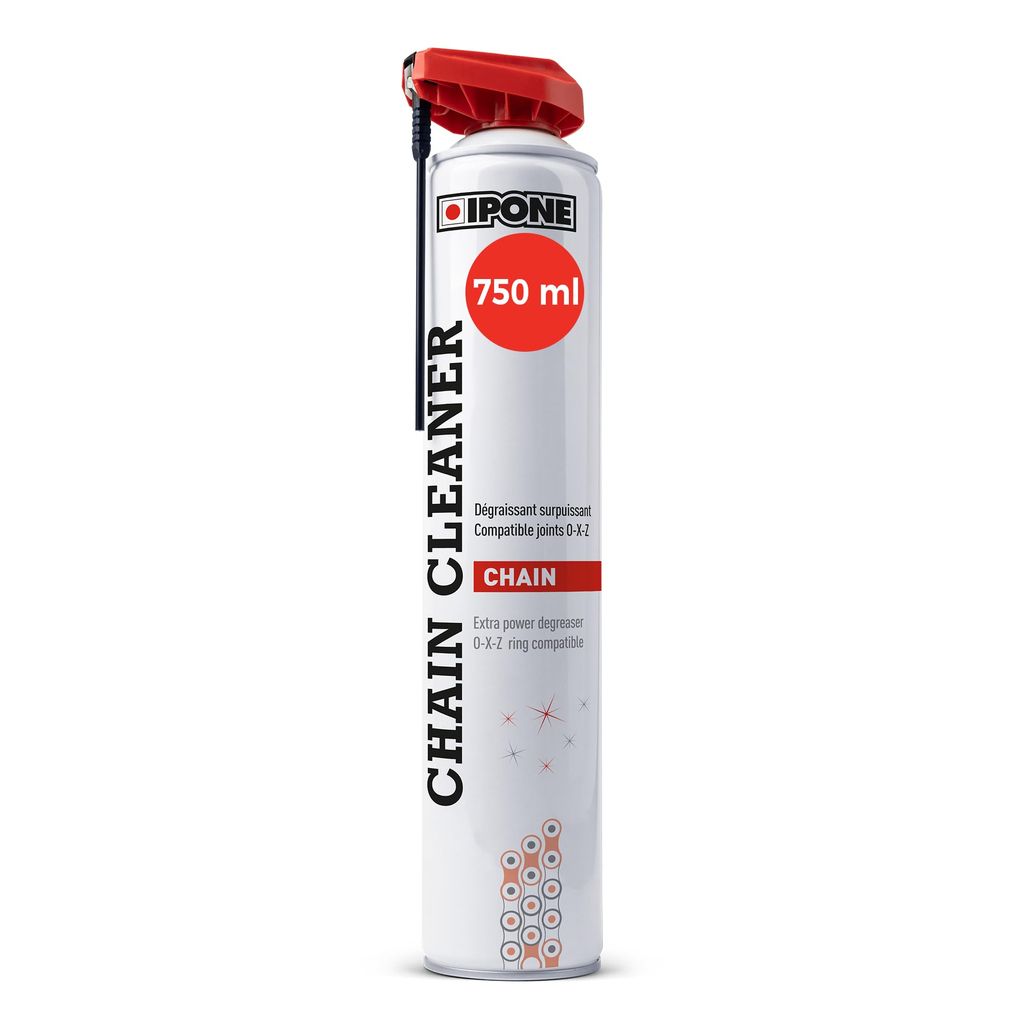 Dégraissant Chaine moto ipone - Diffuseur Multi-positions, 750 ml