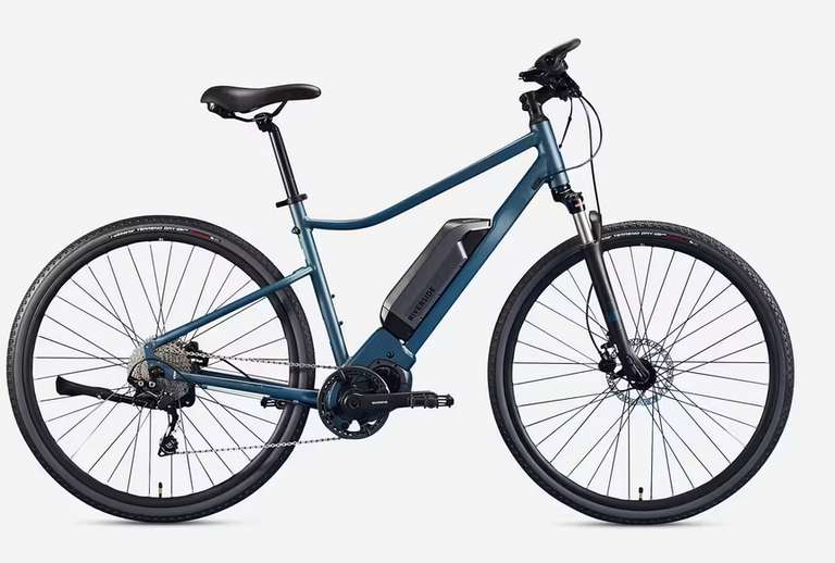 Vélo électrique tout chemin Riverside 540E - Batterie noire, Autonomie 120km - S/XL - Bleu