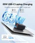 Chargeur Rapide 4 Ports Baseus 65W - avec GaN 6 Tech, couleur au choix (via coupon - vendeur tiers Baseus)