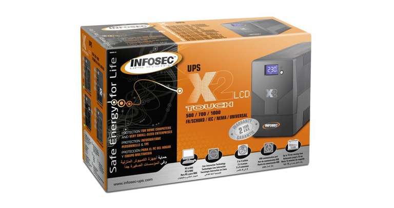 Onduleur Infosec X2 LCD Touch 500 IEC (infosec-ups.com)