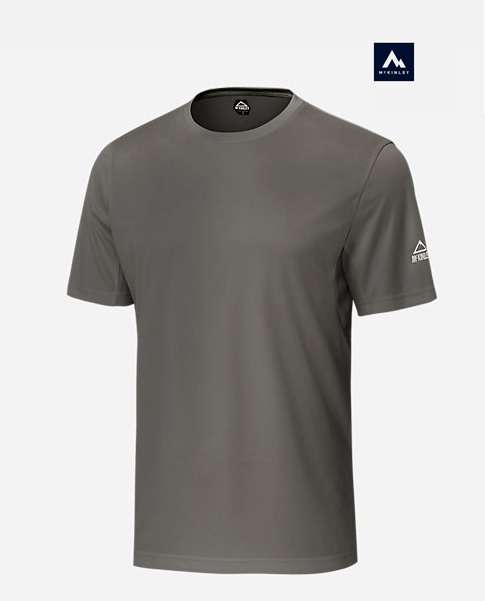 Tee-shirt de randonnée à manches courtes pour homme New Luce McKinley - Gris, Plusieurs tailles S/M et 2XL, 3XL