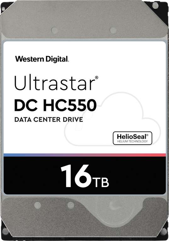 Disque dur interne 3.5" Western Digital Ultrastar DC HC550 SATA SE - 16 To