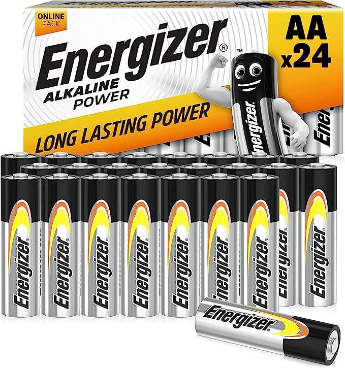 [Prime] Lot de 24 piles AA Energizer