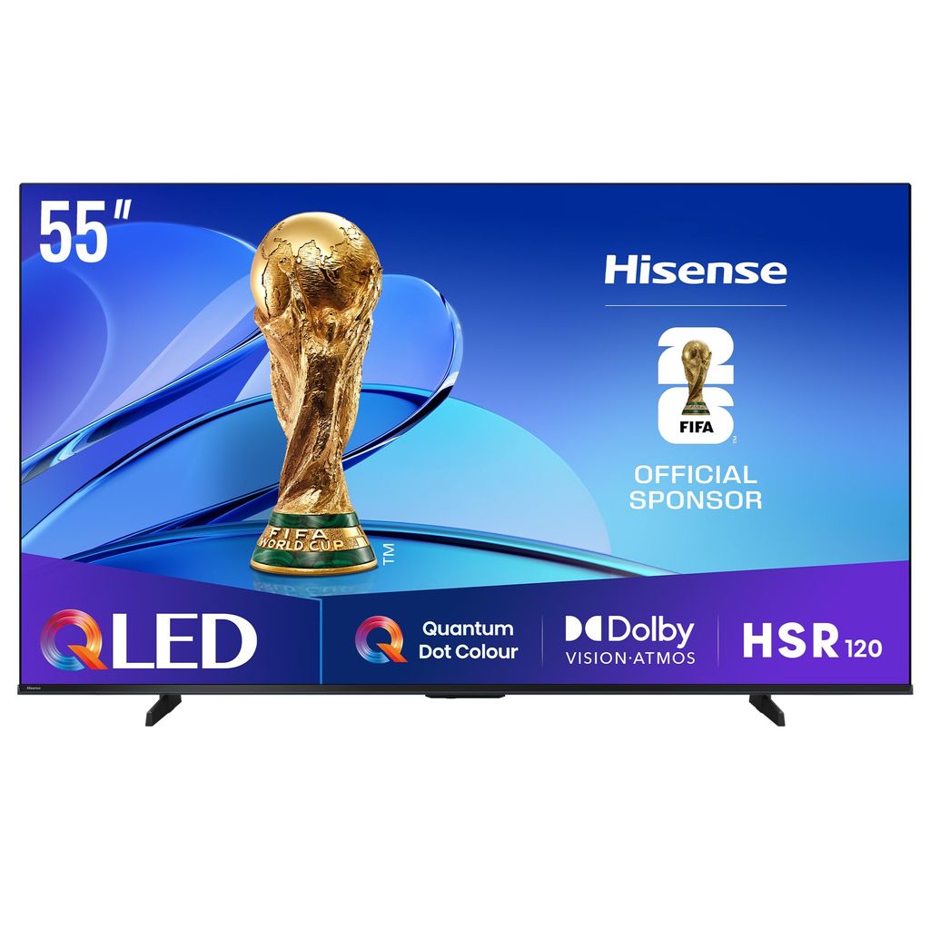 TV 55" Hisense 55E7Q - QLED 4K UHD Téléviseur, Dolby Vision Atmos, HDMI 2.1