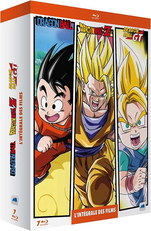 Coffret Dragon Ball / Dragon Ball Z / Dragon Ball GT - L'intégrale des films (7 Blu-ray / 20 films) + 2,25€ de Rakuten Points