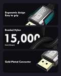 Câble Displayport 1.4 Silkland - 240Hz/144Hz 2M, 8K@60Hz, 4K@144Hz (vendeur tiers, via coupon)