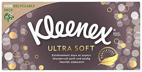 24 boîtes de 64 mouchoirs Kleenex Ultra-soft - 1536 mouchoirs (24x64)