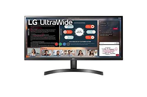 Écran PC 29" LG UltraWide 29WL50S-B - 21:9, WFHD (2560x1080), Dalle IPS, 60 Hz, 5 ms, sRGB 99%, FreeSync, Hauts Parleurs