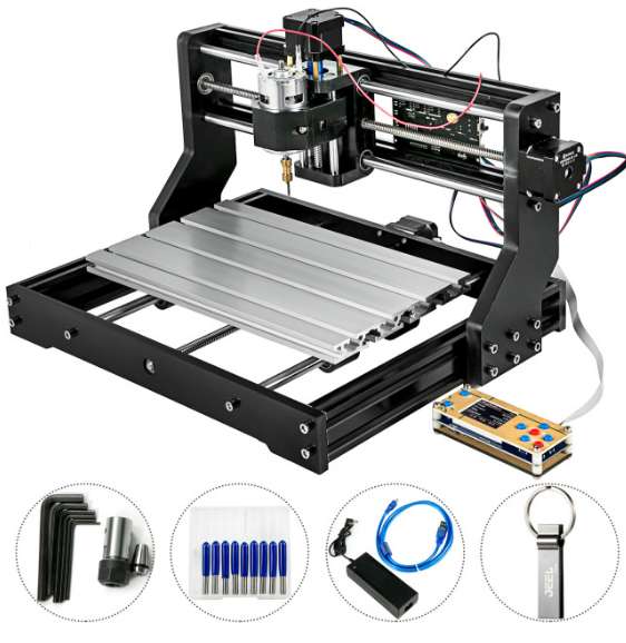 Machine à gravure sur bois Vevor CNC 3018 Pro avec laser 2500mw (131,71€ avec le code 328FR15)
