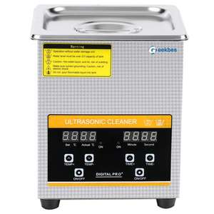 Nettoyeur à ultrasons numérique Geekbes ZX-010S - 2L, puissance ultrasonique 60 W, puissance de chauffage 100 W (Entrepôt EU)