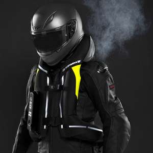 Sélection de vêtements et casques moto en promotion - Ex: Gilet Airbag Moto Spidi Air DPS (Taille L) - chromeburner.com