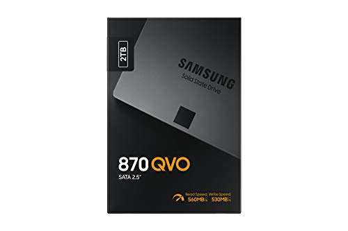 SSD Interne 2.5" Samsung 870 QVO - 2 To