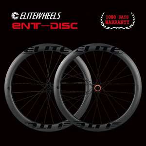 Paire de roues de vélo en Carbone Elite wheels 30mm