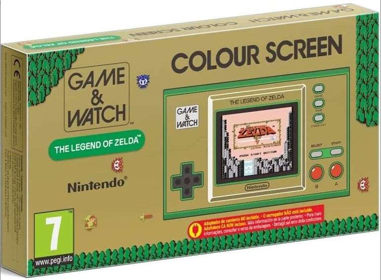 Console portable Game & Watch The Legend of Zelda (via 20€ sur la carte fidélité)