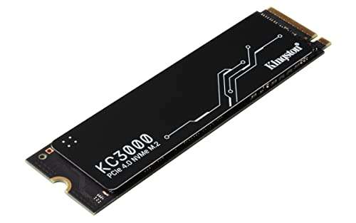 SSD interne M.2 NVMe Kingston KC3000 (‎‎SKC3000D/2048G) - 2 To, PCIe 4.0, 7000-7000 Mo/s Lecture-Ecriture, Compatible PS5