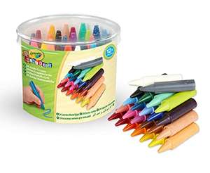 24 Maxi Crayons à la Cire Crayola Mini Kids pour Enfant, Couleurs Assortis