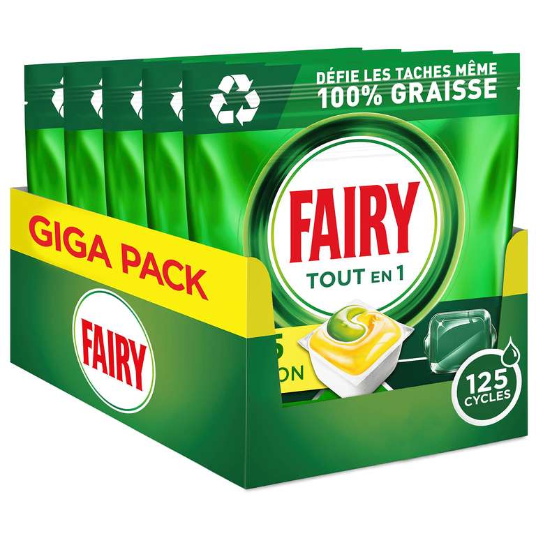 Lot de 100 Packs : 32 Tablettes pour Lave-vaisselle Fairy Platinum