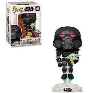 Figurine funko pop! n°488 Star Wars - Mandalorian Dark Trooper