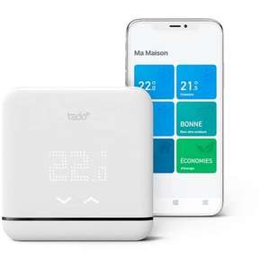 Thermostat connecté sans fil pour climatisation Tado V3+ - Compatible Google Assistant, Apple HomeKit (Vendeur Darty) +5.65€ en RP