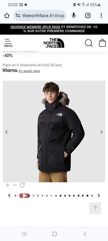 Parka homme The North face McMurdo 2
