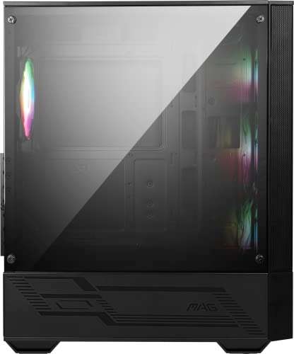 Msi - MAG FORGE 100M - ATX - RGB - Noir - Avec fenêtre - Boitier PC - Rue  du Commerce