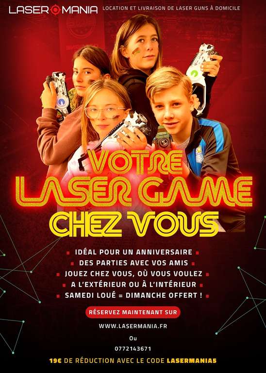 Location de Matériel Laser Game (lasermania.fr)